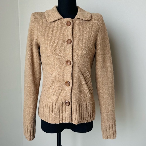 Barneys New York, Barneys NY,  Button Down Cardigan Jacket Wool Cashmere Sz S - Picture 1 of 4